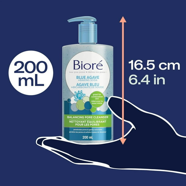 Bior Blue Agave + Baking Soda Balancing Pore Cleanser, 200mL - Walmart.ca
