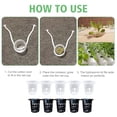 thumbnail image 3 of Toystoory Juego de 26 unidades de taza de plántulas para el patio del hogar, flores vegetales, hierbas, Kit de plantación sin tierra, Jardín y Patio Blanco, 3 of 6