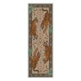 thumbnail image 7 of GENIMO 2'x7' Wildlife Inspired Animal Print Runner Rug, Machine Washable Non Slip Low Pile Hallway Runner Rug for Kitchen Laundry Room, Warm Beige, 7 of 7