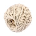 thumbnail image 1 of Cotton Thread Weave Socks Clothes Hats Supple to Touch Clothing Practicing Prop Sewing Rope Multicolored 100 Meters for Beginners DIY Ropes beige, 1 of 9