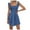 BU2, variant on OSOLU Solid Color Summer Fashion Denim Dress For Women Casual Flowy Sleeve Open Back Jean Leisure Sundress Wedding Guest Dresses For Women