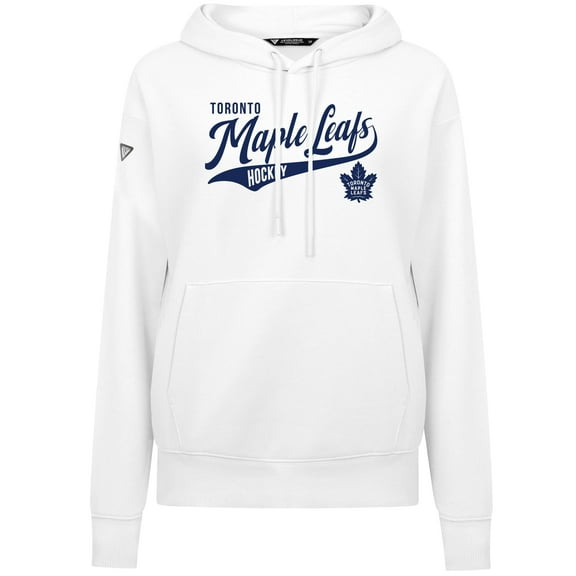 Women's Levelwear  White Toronto Maple Leafs Adorn Glide Pullover Hoodie