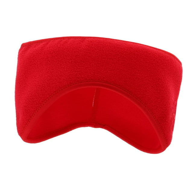 Diadema, silenciador de oídos, silenciador de oídos, orejeras, calentador de oídos, bicicleta, motocicleta, rojo Cola Diadema de lana cálida