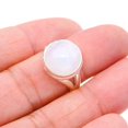 thumbnail image 2 of StarGems&reg; Natural Moonstone Handmade 925 Sterling Silver Ring 8 F0768, 2 of 6