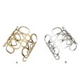 thumbnail image 2 of Bracelets Réticulation Lisse Manchettes Légères Anti-Corrosion Écologiques Robustes Bijoux de Mode Cadeau Argent, 2 of 7