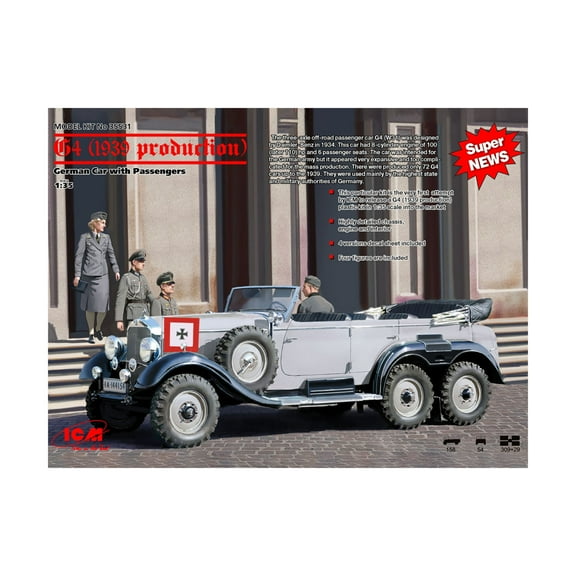 ICM WWII German Car - G4 (1939 production) New