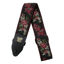 Ernie Ball 2" Red Rose Jacquard Guitar Strap
