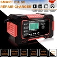 thumbnail image 2 of Car Battery Charger Starter Battery Boosters Storage Battery Charger 12v/24v Battery Charger 12V/24V Smart Battery Charger Automatic Charging Pulse Repair For Car Motorcycle, 2 of 6