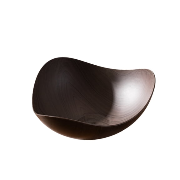 AOOOWER Imitation Wood Texture Snacks Bowl Perfect For Home Office Fruit Gathering