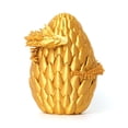 thumbnail image 1 of Diseño decorativo con diseño de huevo de dragón estampado en 3D, dorado, tamaño grande, 1 of 7