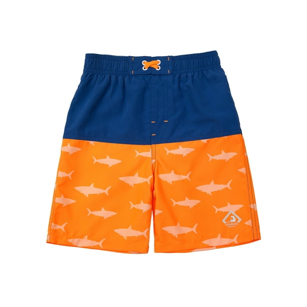Rokka&Rolla Toddler Boys' Swim Trunks with Mesh Liner Baby Swimwear