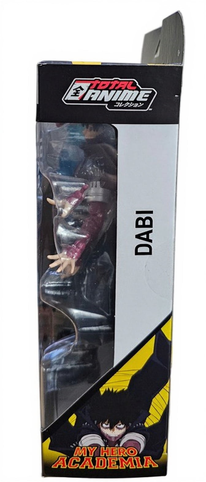 Total Anime Dabi - 6.5-Inch Figure with Swappable Faceplates, Alternate Hands, and Energy Effects