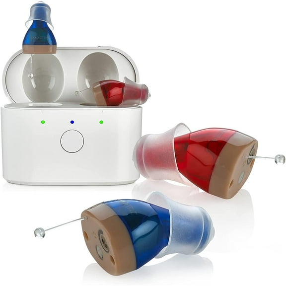 MEDca Rechargeable Digital Personal Sound Hearing Multicolor Amplifier Aid