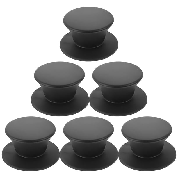 FELTECHELECTR 5 piezas de perillas para tapa de ollas y sartenes de silicona universales