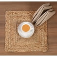thumbnail image 5 of KLAVATE Jute Hand Braided Tablemat Set Vintage Mats Natural Fiber Decorative Table Top & Dining Table, 5 of 5