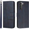 thumbnail image 3 of S22 Case Wallet 2022, for Galaxy S22 Case,[Wrist Strap][Card Holder Slots][Kickstand] Premium PU Leather S22 Phone Cases Flip Cover  Protective for Samsung Galaxy S22 Case (Blue), 3 of 7