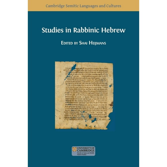 Studies in Rabbinic Hebrew, (Paperback)