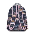 thumbnail image 3 of Modern Hawaii Tropical Wind Palm Leaves Backpack for Students: Large Capacity & Lightweight Laptop Daypack, Perfect Bookbag for High School & College Campus Commute, An Excellent Gift Idea, 3 of 6