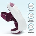 thumbnail image 5 of Lacyhop Women Sandals Sport Mesh Breathable Open Toe Hiking Sandals Comfortable Walking Shoes Wine Red;US 7, 5 of 6