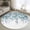 Blue Green, variant on Teal Blue Eucalyptus Leaves Entryway Rugs 2'x3', Non Slip Area Rugs for Entrance Door, Spring Floral Summer Botanical Low Pile Indoor Floor Carpet Doormat for Front Door Bathroom Kitchen Bedroom