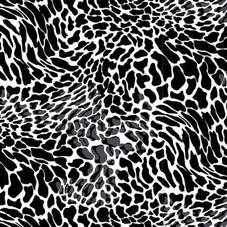 Cotton Skin Fabric, Black/White