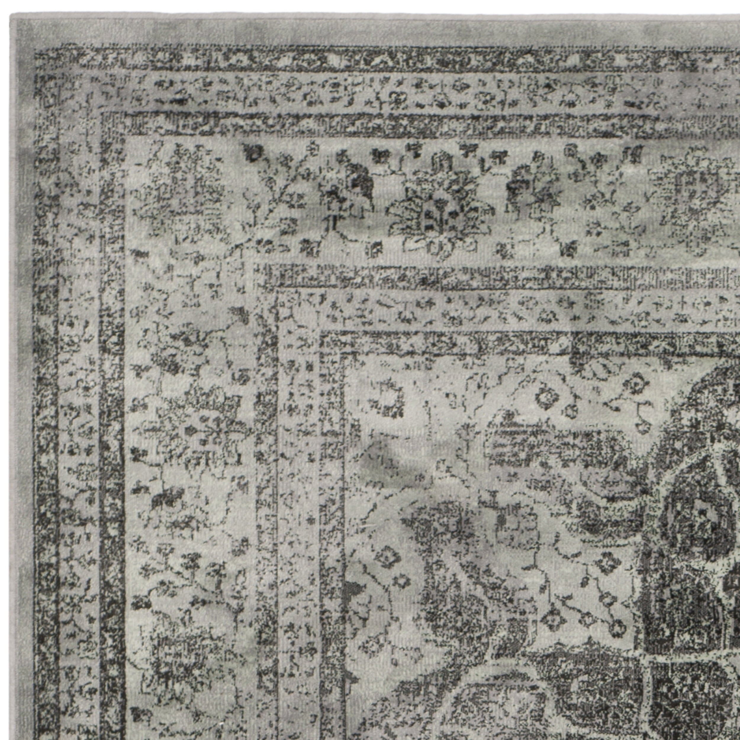 SAFAVIEH Vintage Lamont Traditional Area Rug, Grey/Multi, 6'7" x 9'2"