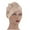 Beige, variant on Caywon Women's Beading India Headscarf Muslim Trendy Solid Color Ruffle All Packaged Spring Summer Hat Beanie Wrap Cap(Beige,One Size)