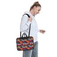 thumbnail image 6 of Lsque Colorful Hawaii Palms Pattern Laptop Bag – Portable & Slim Single-Shoulder Computer Case with Adjustable Strap, Protective, Lightweight for 13”/14”/15.6” Laptops, 6 of 8