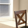 thumbnail image 3 of Clara Stylish and Functional 7 Piece Solid Wood Dining Room Set in Espresso, 3 of 5