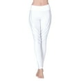 thumbnail image 4 of Pantalones deportivos para mujer, mallas deportivas para correr, mallas largas para entrenamiento de compresión, Yoga (blanco-XL), 4 of 8