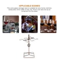 thumbnail image 3 of Encimera Soporte Para Copa De Vino Creativo Simple Barra De Cocina Estante De Almacenamiento Estante De Copa De Escritorio De Hierro Forjado Soporte De Exhibición De Gafas De Metal Adorno Multifunción Guardurnaity HA019881-00, 3 of 7