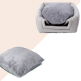 thumbnail image 4 of Arena para gatos extraíble Winter Warm Arena para gatos Kennel S rosa JM, 4 of 5