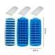 thumbnail image 3 of Bandeja para cubitos de hielo (3 unidades), bandeja larga para palitos de hielo, diseño a cuadros con tapa, reutilizable, flexible, fácil de abrir, ideal para botellas deportivas, cócteles y diversos, 3 of 9