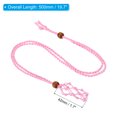 thumbnail image 2 of Uxcell 42mm Necklace Cord Empty Stone Holder Crystal Cage Necklace Holder Adjustable, Pink 6 Pack, 2 of 6