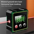 thumbnail image 4 of Digital Angle Finder with Electronic Lasers 4-Side Magnets Digital Angle Box USB Protractor Inclinometer Level Ruler, 4 of 5