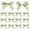 A, variant on 50 Pcs Mini Bows, Bows for Gift Wrapping, Bows for Presents, Satin Bows, Twist Tie Bows, Premade Bows, Bows for Treats, 2.5 Inch Craft Bows for Gift Wrapping, Holiday Gifts Bag Party Decorations