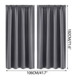 thumbnail image 3 of Isvgxsz Blackout Curtains for Bedroom - Thermal Insulated Room Darkening Rod Pocket and Back Tab Window Curtains for Living Room, 1 Window Curtain Panels, 42x71 Inch, 3 of 4