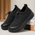 thumbnail image 4 of Mujer Zapatos Deslizantes Malla Sin Alivio Espesable Suela Plana (37), 4 of 9