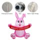 thumbnail image 1 of Cestas De Conejo De Pascua Paquete de 5 bolsas de Pascua con orejas bolsas de caza de conejo decoraciones de fiesta para niños Sywqhk Libre de BPA, 1 of 7
