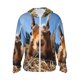 thumbnail image 1 of Fotbe Close-Up Curious Squirrel Chaqueta con Protección Solar UPF 50+ para Hombre y Mujer, Camisa con Capucha y Bolsillos-Large, 1 of 7