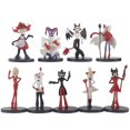 thumbnail image 3 of Juego de terror de PVC Dandy Alastor figura Incredibox Hazbined Cos Hotel Hells fortaleza modelo conjunto juguete decoración de escritorio regalo de cumpleaños, 3 of 5
