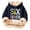 Swt 263# Blue, variant on WAYUTE Sweatshirts for Girls and Boys Lined Hoodie Soft Warm Pullover with Print Kids Casual Sweatshirt for Outdoor Activities Play