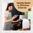thumbnail image 4 of Reusable Silicone Air Fryer Liners by Linda’s Essentials (3 Pack) - Non Stick Easy Clean Air Fryer Liners Reusable Mats Air Fryer, 4 of 5