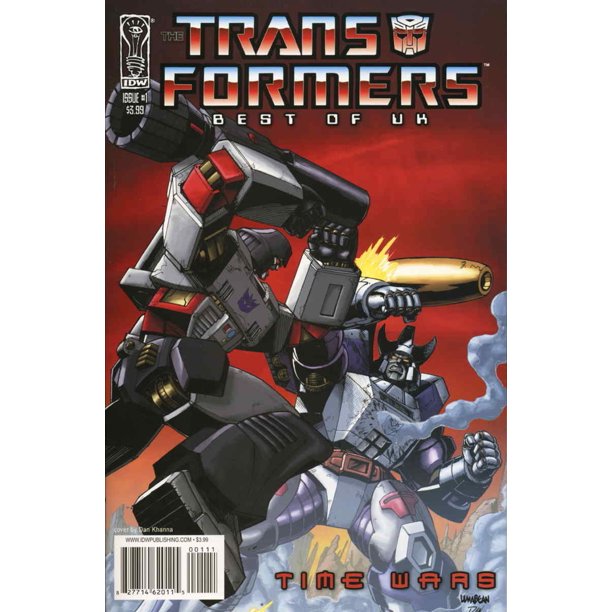 Transformers, The Best of UK Time Wars 1A VF ; IDW Comic Book