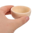 thumbnail image 6 of Small Wooden Bowls, Durable Wood DIY Craft Bowls for Painting and Decoration for Art Projects, 1Pc Mini Wooden Bowl for Home Painting Decor, Natural Small Wood Serving Bowls(Khaki,2x2x1"), 6 of 9