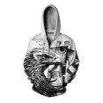thumbnail image 2 of Novedades en sudaderas Sudadera con capucha personalizada con estampado de águila para hombre Sudadera moderna y versátil Sudaderas con capucha cómodas y elegantes, 2 of 4