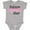 AC-Heather Grey, variant on Inktastic Future Soccer Star Girls Girls Baby Bodysuit