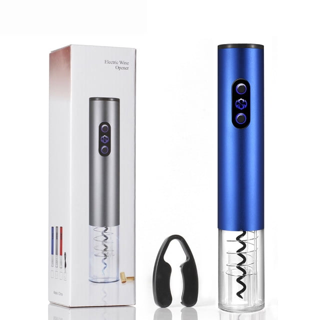 Ouvre-bouteille Électrique Ensemble LED Automatique Vis de Liège Professionnel avec Coupe-Fil
