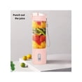thumbnail image 3 of 1pc Usb Rechargeable Mini Juicer Cup, Multifunctional Household Portable Juicer, Fruit Blender, 3 of 4