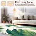 thumbnail image 2 of ODIKA 4' x 6' Machine Washable Non-Slip Area Rug, Tropical Palm-Frond High Traffic Rug, Green, 167519, 2 of 7